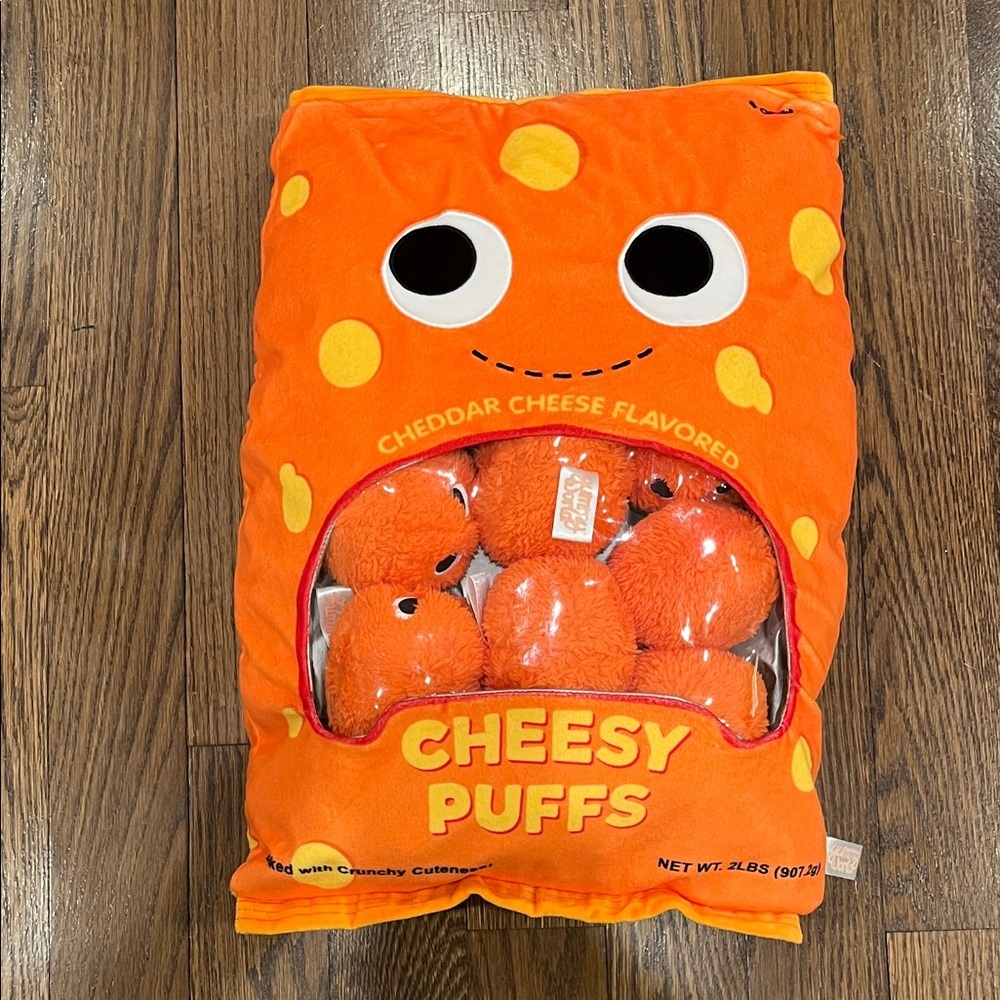 Yummy World Cheesy Puffs Plush Toy - Orange